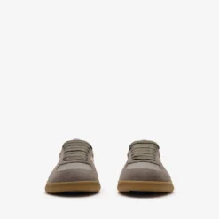 Leather, Suede and Check Terrace Sneakers​