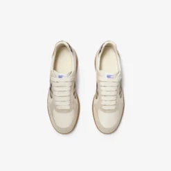 Leather, Suede and Check Terrace Sneakers​