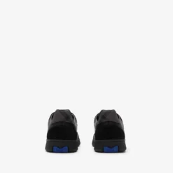 Leather, Suede and Check Terrace Sneakers​