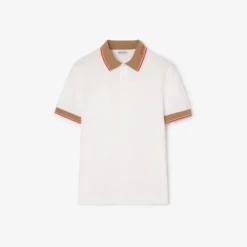 Logo Collar Cotton Polo Shirt