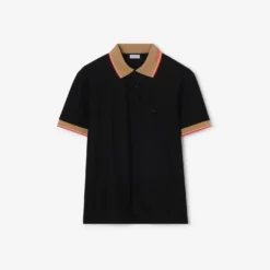 Logo Collar Cotton Polo Shirt