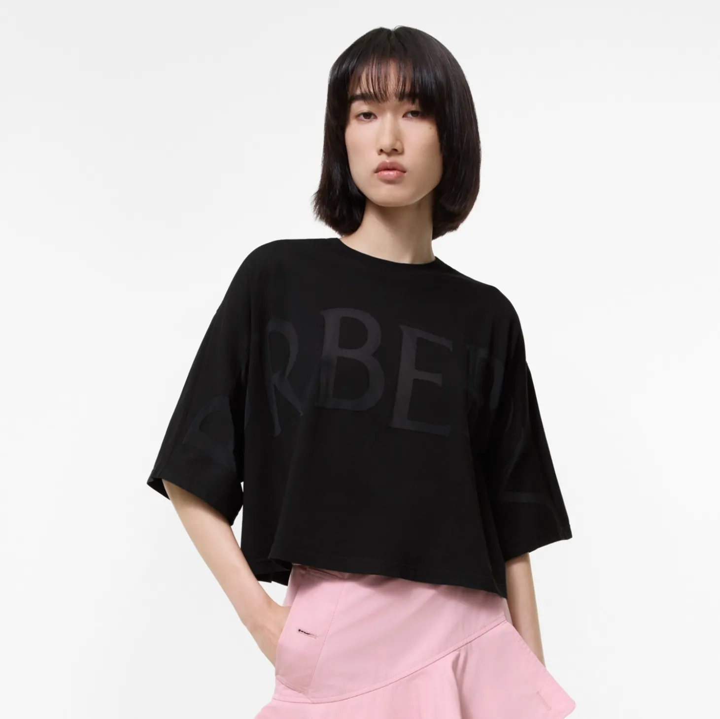 Logo Cotton Blend T-shirt