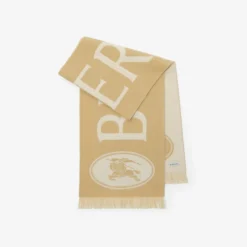 Logo Wool Scarf