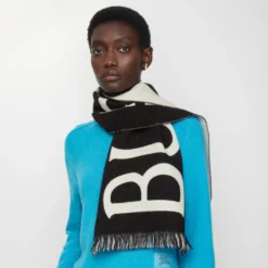 Logo Wool Scarf