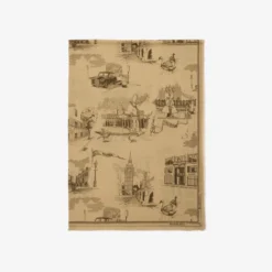 London Landmarks Wool Silk Scarf