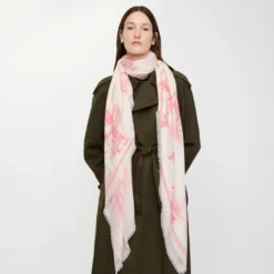 London Landmarks Wool Silk Scarf
