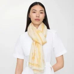 London Landmarks Wool Silk Scarf