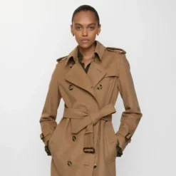 Long Cashmere Kensington Trench Coat