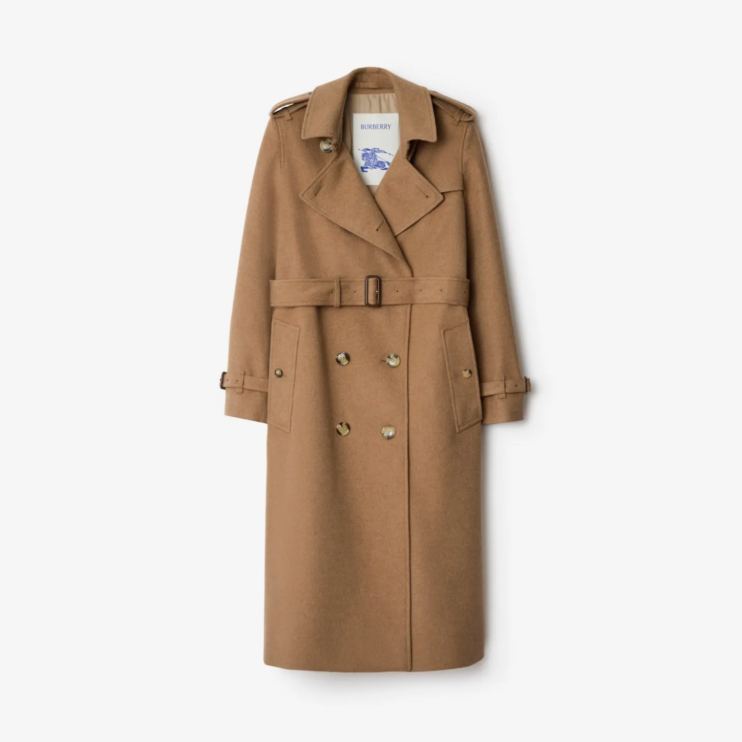 Long Cashmere Kensington Trench Coat
