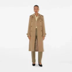Long Cashmere Kensington Trench Coat