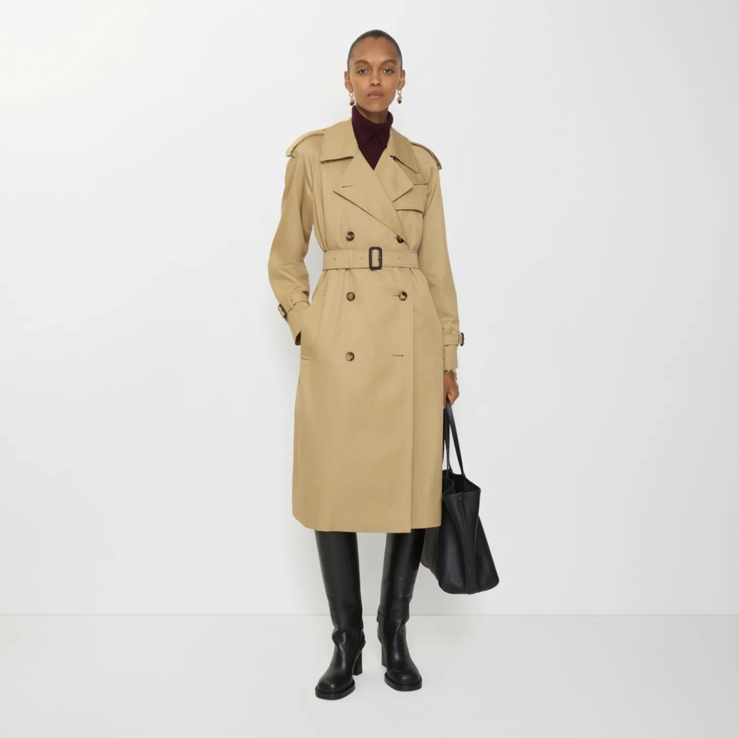 Long Castleford Trench Coat