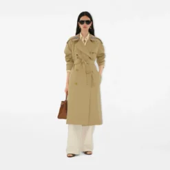 Long Check Collar Castleford Trench Coat