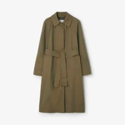 Long Gabardine Car Coat