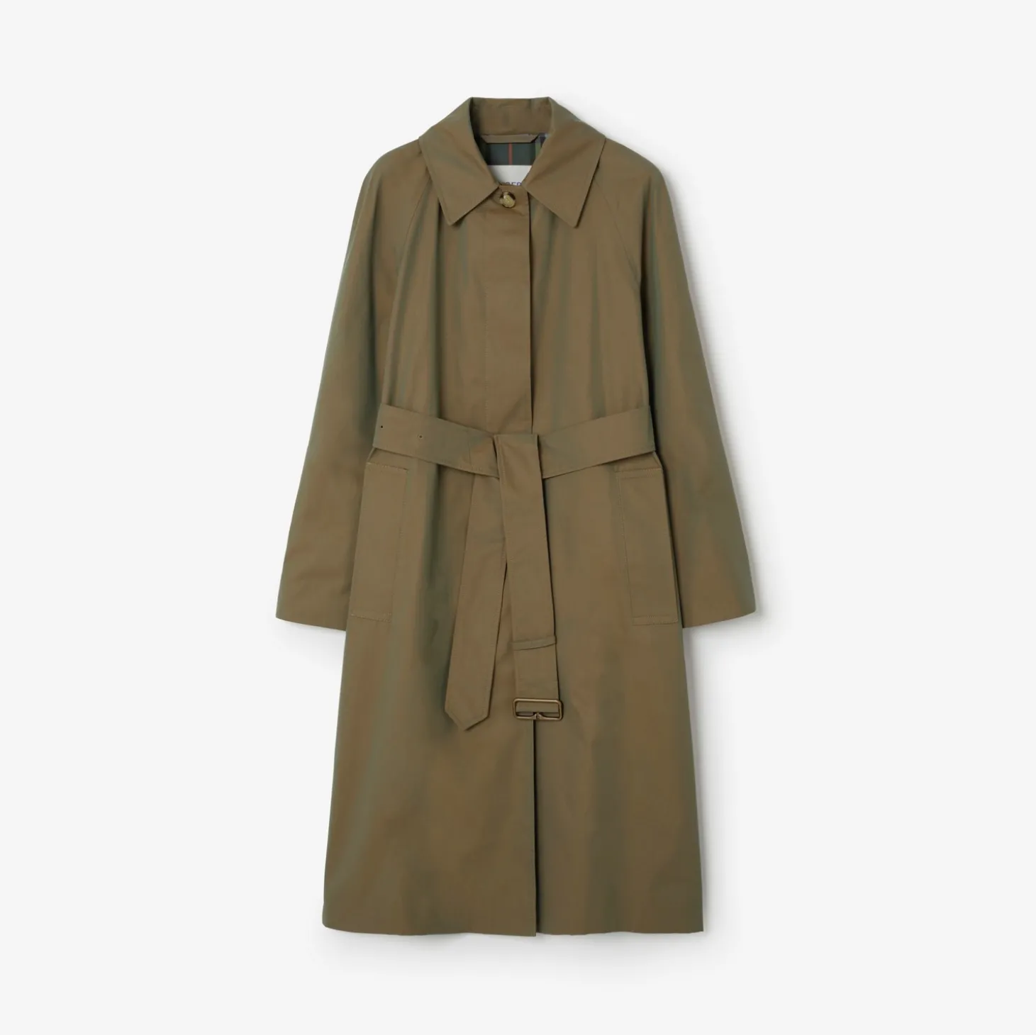 Long Gabardine Car Coat