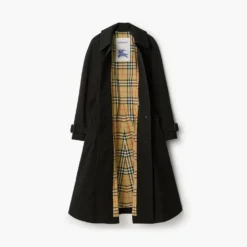 Long Gabardine Ellingham Fit-and-flare Car Coat