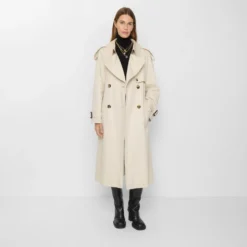 Long Gabardine Fitzrovia Trench Coat
