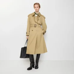 Long Gabardine Fitzrovia Trench Coat