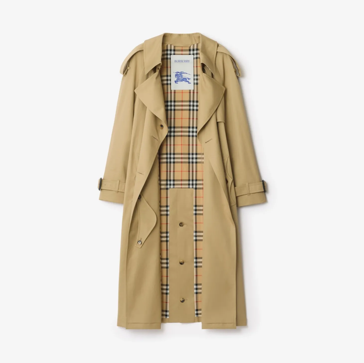 Long Gabardine Fitzrovia Trench Coat