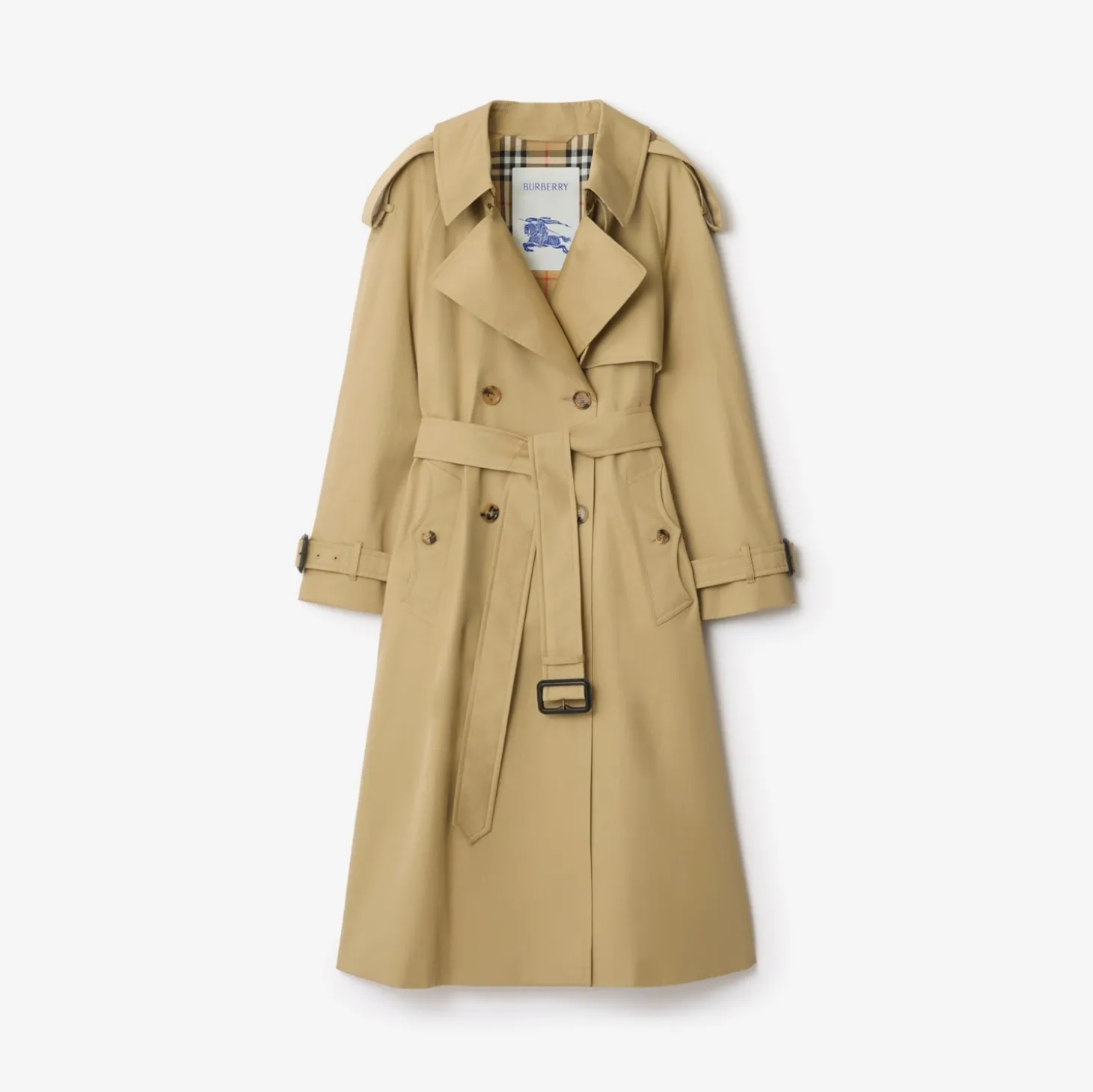 Long Gabardine Fitzrovia Trench Coat