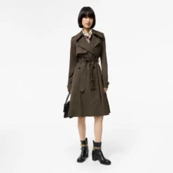 Long Gabardine Pembury Trench Coat