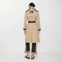Long Silk Cotton Foxfield Trench Coat