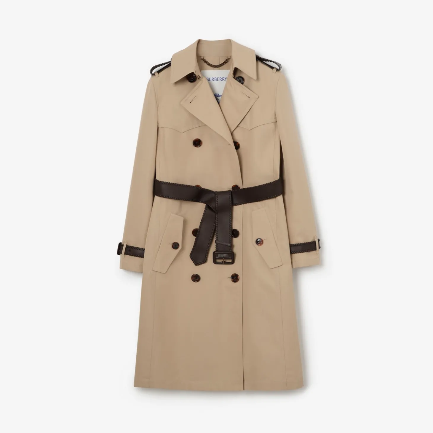 Long Silk Cotton Foxfield Trench Coat