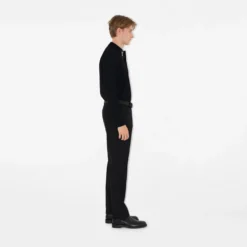 Long-sleeve Cotton Polo Shirt