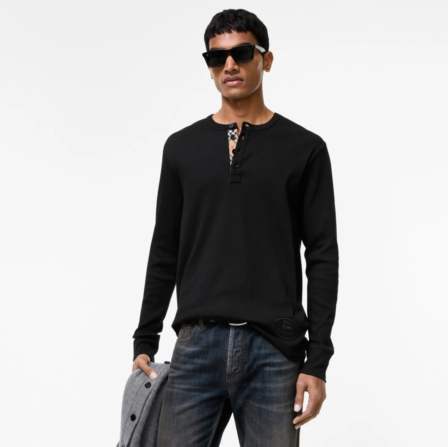 Long-sleeve Cotton top