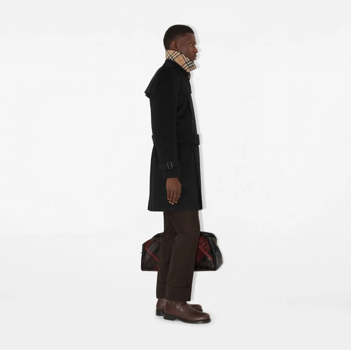 Mid-length Cashmere Hastings Trench Coat