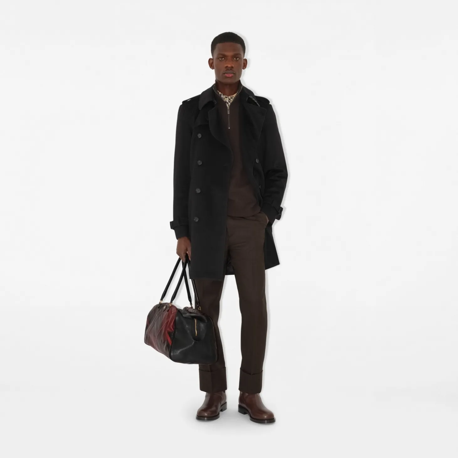 Mid-length Cashmere Hastings Trench Coat