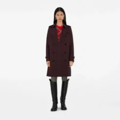 Mid-length Gabardine Kensington Trench Coat