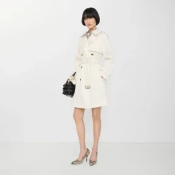 Mid-length Lightweight Cotton Belgravia Trench Coat​
