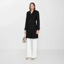 Mid-length Paisley Lace Foxfield Trench Coat
