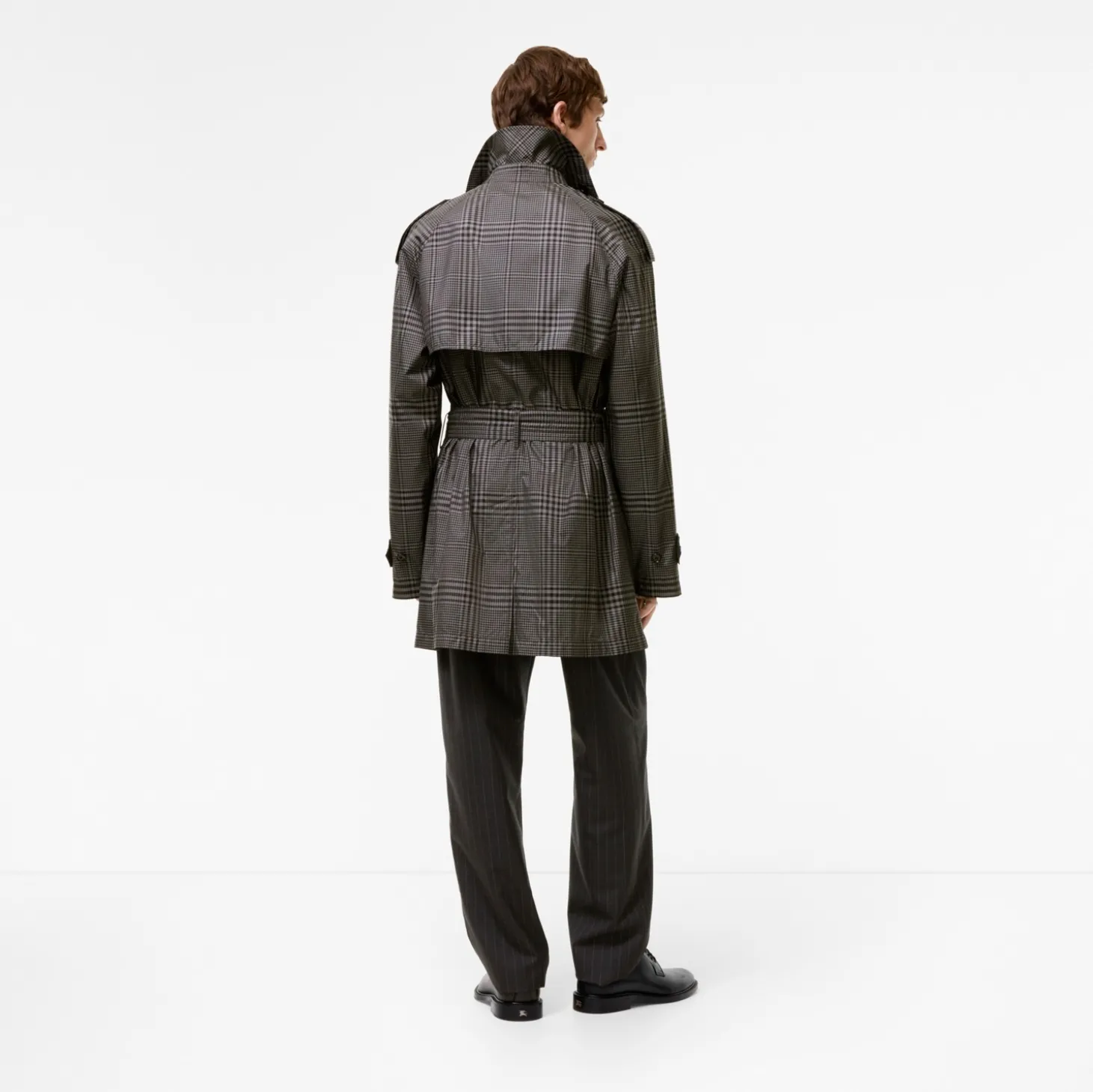 Mid-length Silk Leadenham Trench Coat