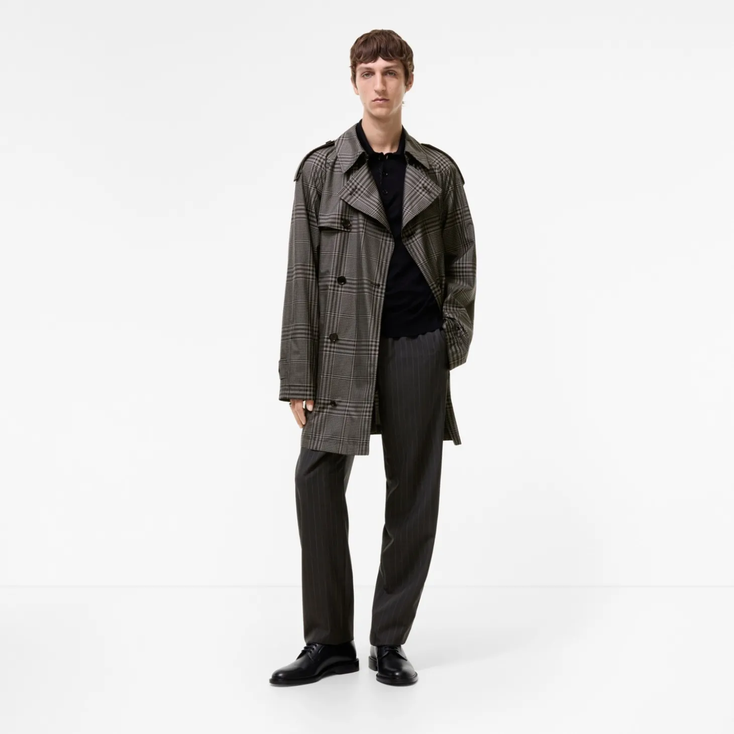 Mid-length Silk Leadenham Trench Coat