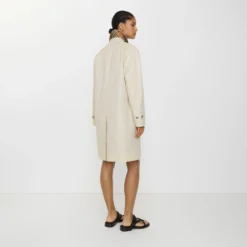 Mid-length Tropical Gabardine Camden Car Coat