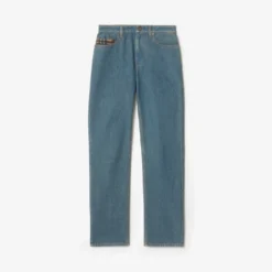 Mid-rise Straight Jeans