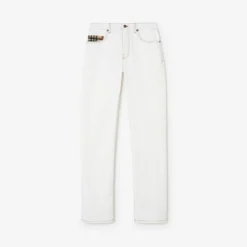 Mid-rise Straight Jeans