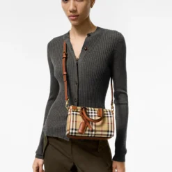 Mini Check Bowling Bag