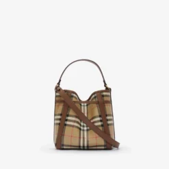 Mini Check Bucket Bag