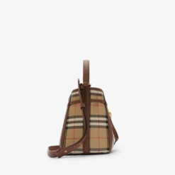 Mini Check Bucket Bag