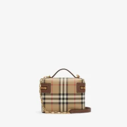 Mini Check Vanity Bag