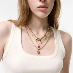 Multi-layered Charm Necklace