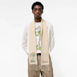 Narrow Brave Little Tree Cashmere Scarf
