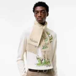 Narrow Brave Little Tree Cashmere Scarf