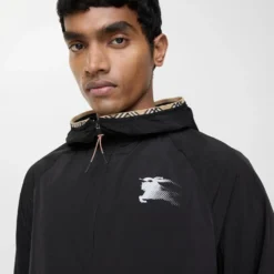 Nylon Hooded Jacket