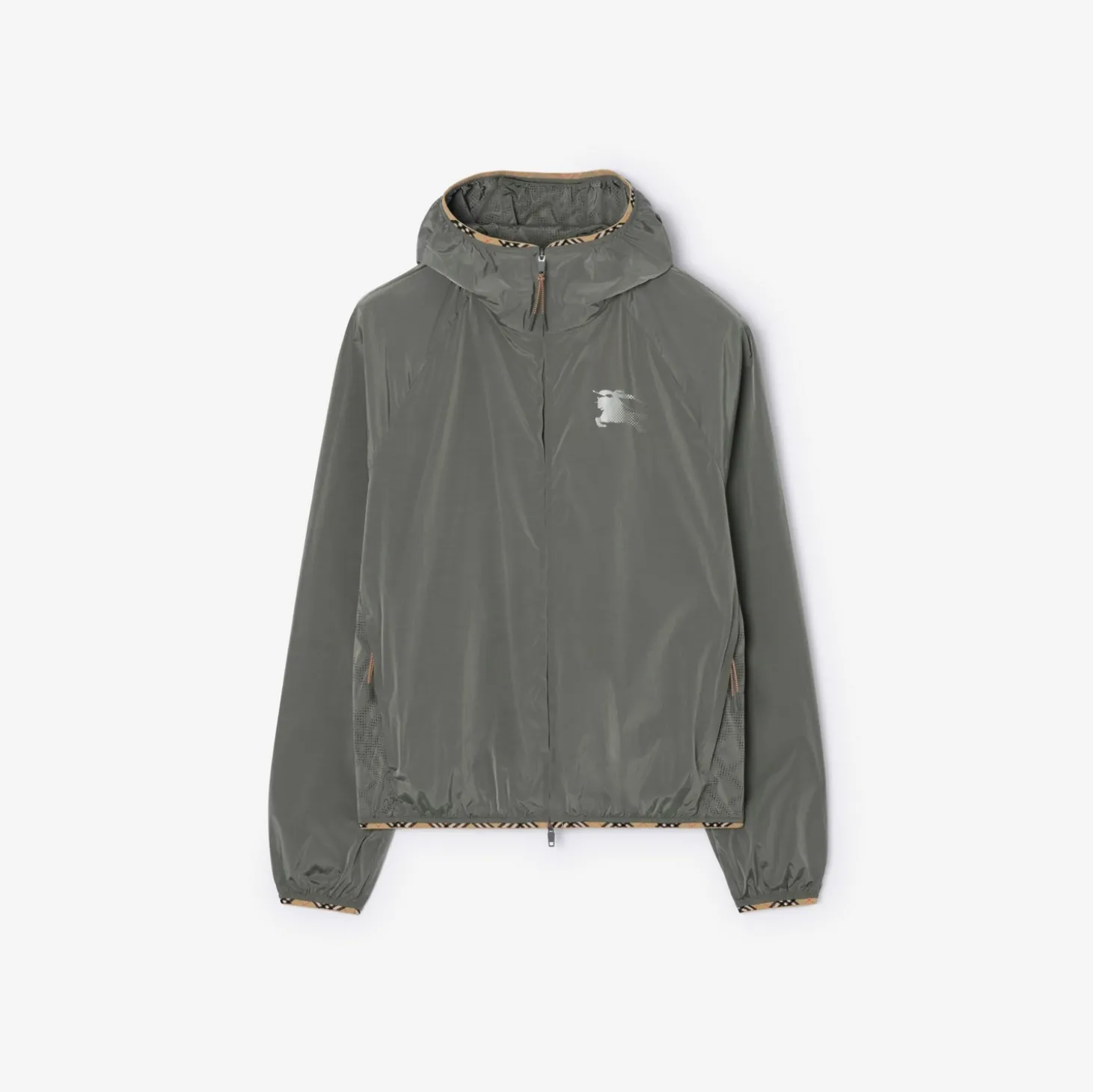 Nylon Hooded Jacket
