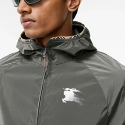Nylon Hooded Jacket