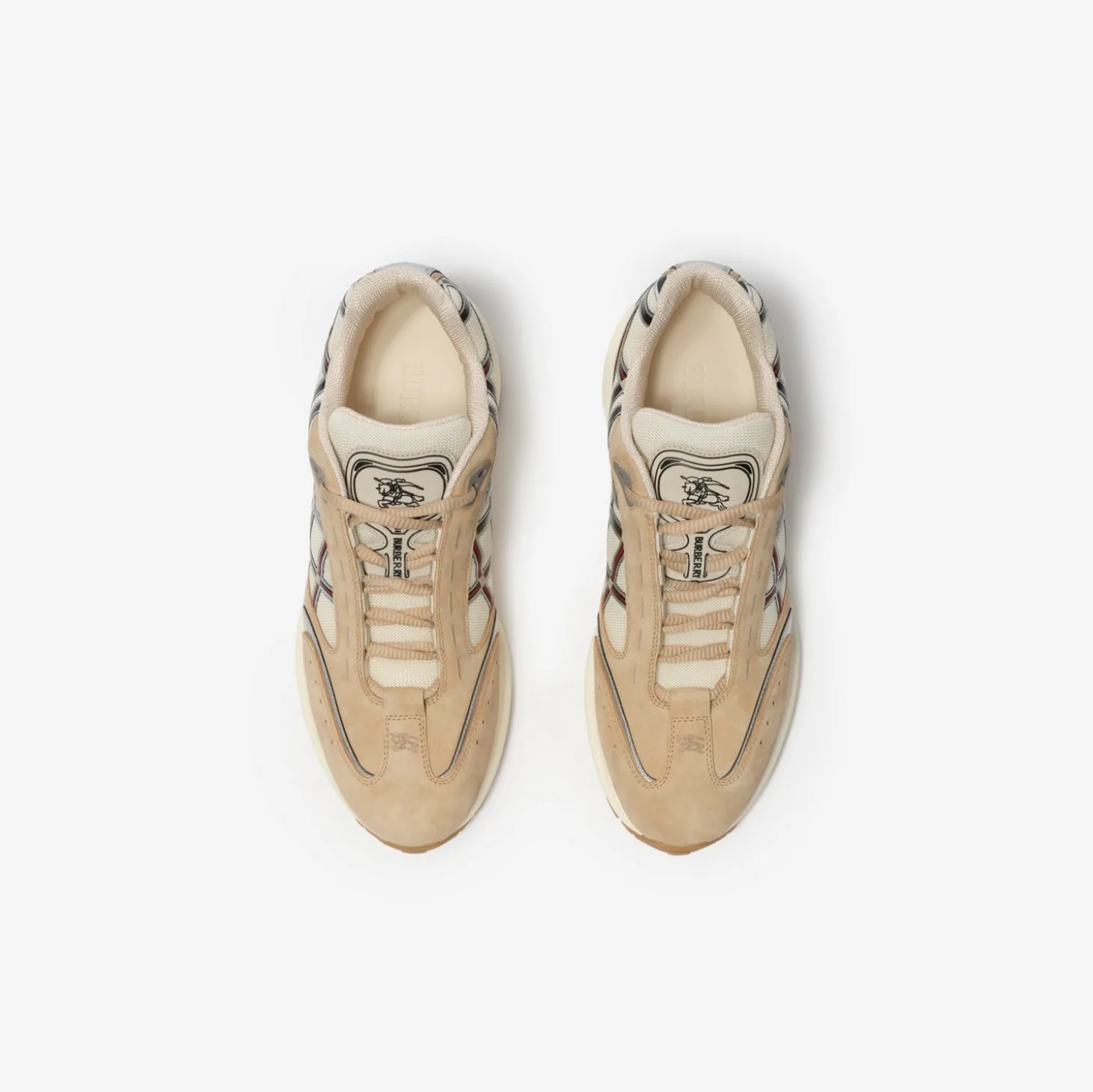 Nylon, Suede and Leather Eclipse Sneakers