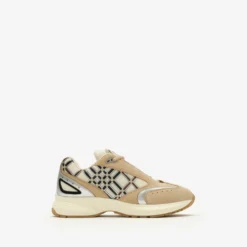 Nylon, Suede and Leather Eclipse Sneakers